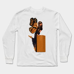 butterfly girl Long Sleeve T-Shirt